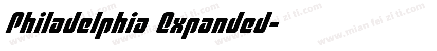 Philadelphia Expanded字体转换